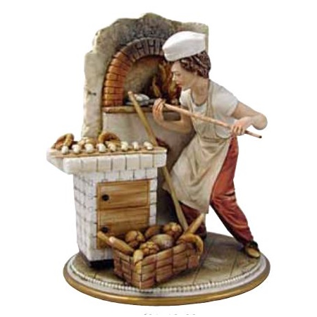 capodimonte porselein beeldje bakker
